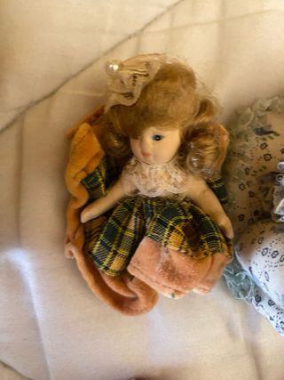 Set di bambole in porcellana vintage