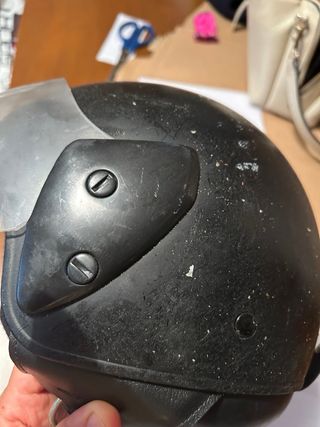 Casco moto jet WOODEX nero visiera