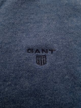 Jersey Gant Azul V-Neck