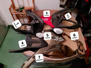 Carenado BMW F800GS Plásticos Moto