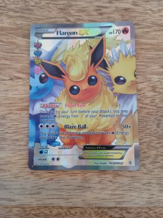 Carta Pokémon Flareon EX