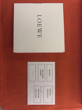 Cartera Loewe Monogram Beige y Blanca