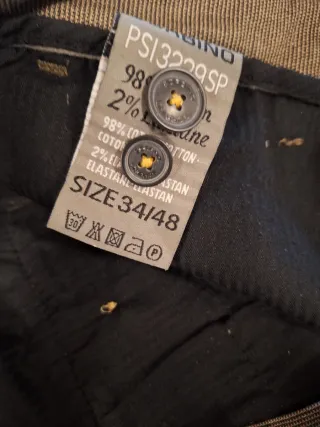 Pantalone uomo fantasia rigata marrone