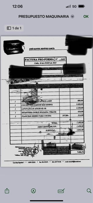 Cocina de gas con horno