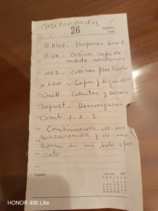 Microondas plateado.medidas en foto.