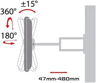 Soporte TV pared articulado