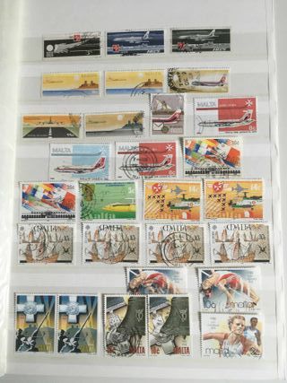 Sellos de Malta usados