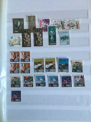 Sellos de Malta usados