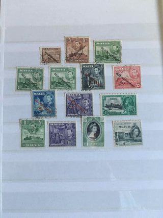 Sellos de Malta usados
