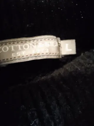 Maglione uomo collo alto nero