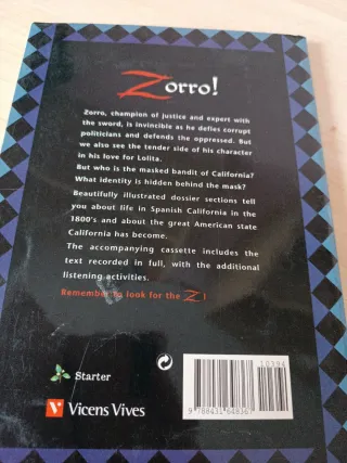 ZORRO (En Ingles) +CASS