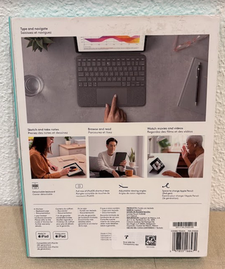 Funda + Teclado Logitech Combo Touch iPad Air 4