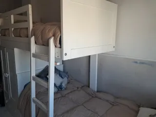 Litera de madera blanca oportunidad!!!! Se desmont