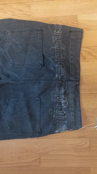 Pantalones Baggy Y2k Grises