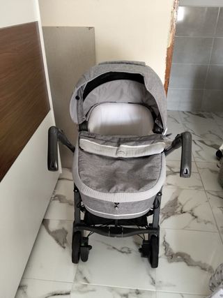 Carro de bebé 3 piezas gris