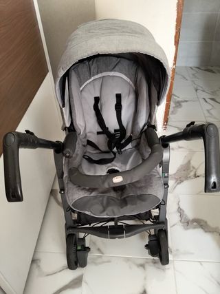 Carro de bebé 3 piezas gris