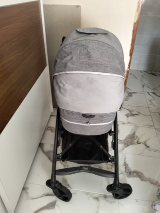 Carro de bebé 3 piezas gris