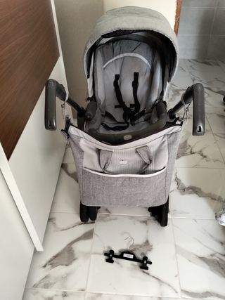Carro de bebé 3 piezas gris