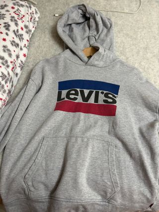 Sudadera Levi's Gris con Logo