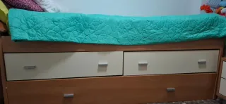 Cama nido con cajones + los 2 colchones