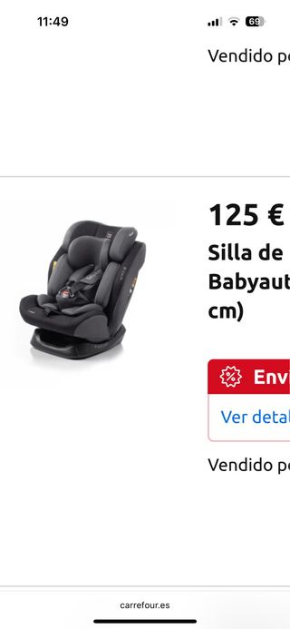 Silla de coche lolobet Babyauto