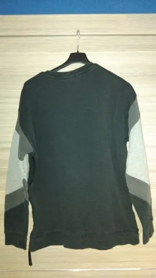 Felpa Nike Air nera e grigia