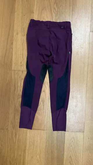 Pantalones equitación niña morados