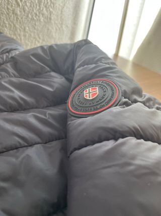 Anorak Norway Hombre Negro/Rojo