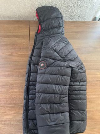 Anorak Norway Hombre Negro/Rojo