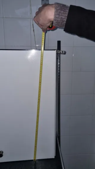 2 Muebles Cocina Blanco y Negro