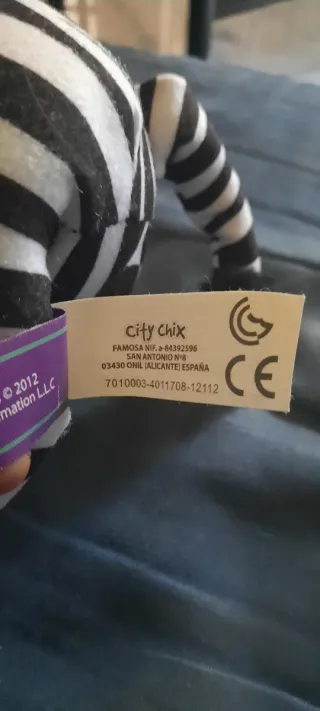 Peluche Zebra Madagascar 3