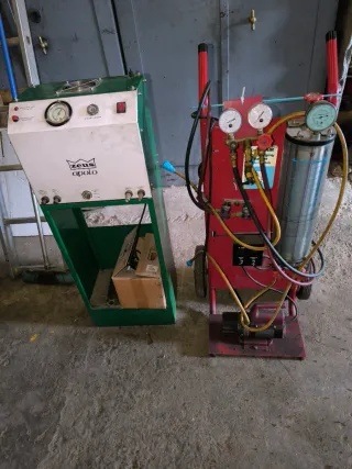 Máquina Carga A/A + Recuperadora Gas