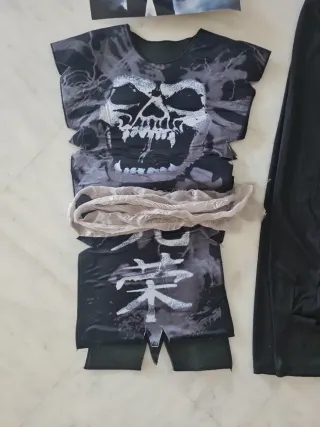 Disfraz Ninja Zombie Talla Única, para adolescente