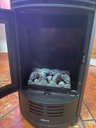 Estufa Qlima Efecto Chimenea