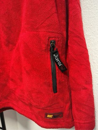 Forro polar Nike vintage rojo