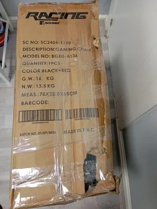 Silla Gaming Racing Negra