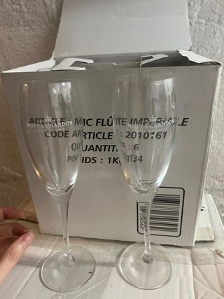 6 Copas Moët & Chandon Flute Impériale