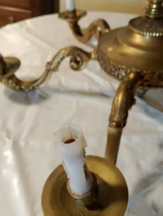 Lámpara de techo en bronce