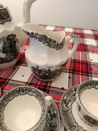 Juego de café La Cartuja porcelana