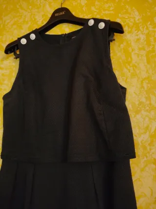 Vestido negro de invierno