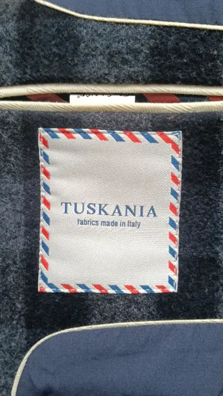 Abrigo paño El Ganso cuadros azul/gris‼️Rebajado‼️