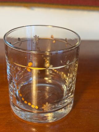 Vasos de cristal de La Granja . Siglo XX