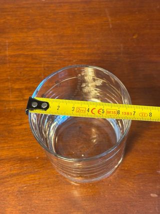 Vasos de cristal de La Granja . Siglo XX