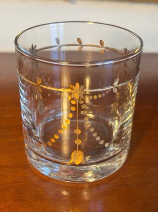 Vasos de cristal de La Granja . Siglo XX