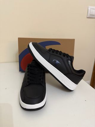 Zapatillas Champion Negras RD18 Low Foil unisex