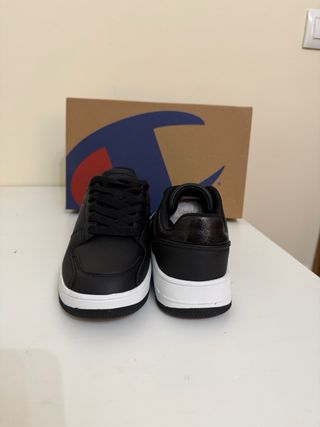 Zapatillas Champion Negras RD18 Low Foil unisex