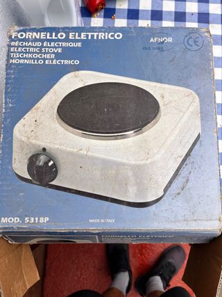 Hornillo Eléctrico 1 Placa 4 Temperaturas