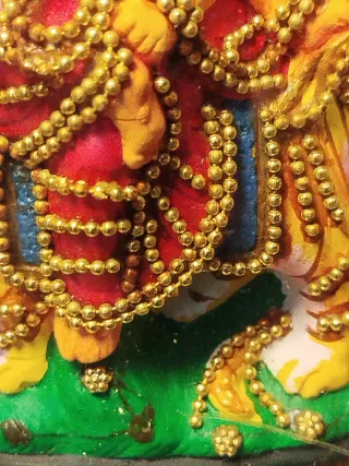 Teca con Dea Indu Durga