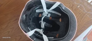 Casco patines niña rosa