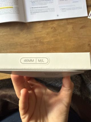 Correa Apple Watch 46mm M/L Negra Sin Estrenar